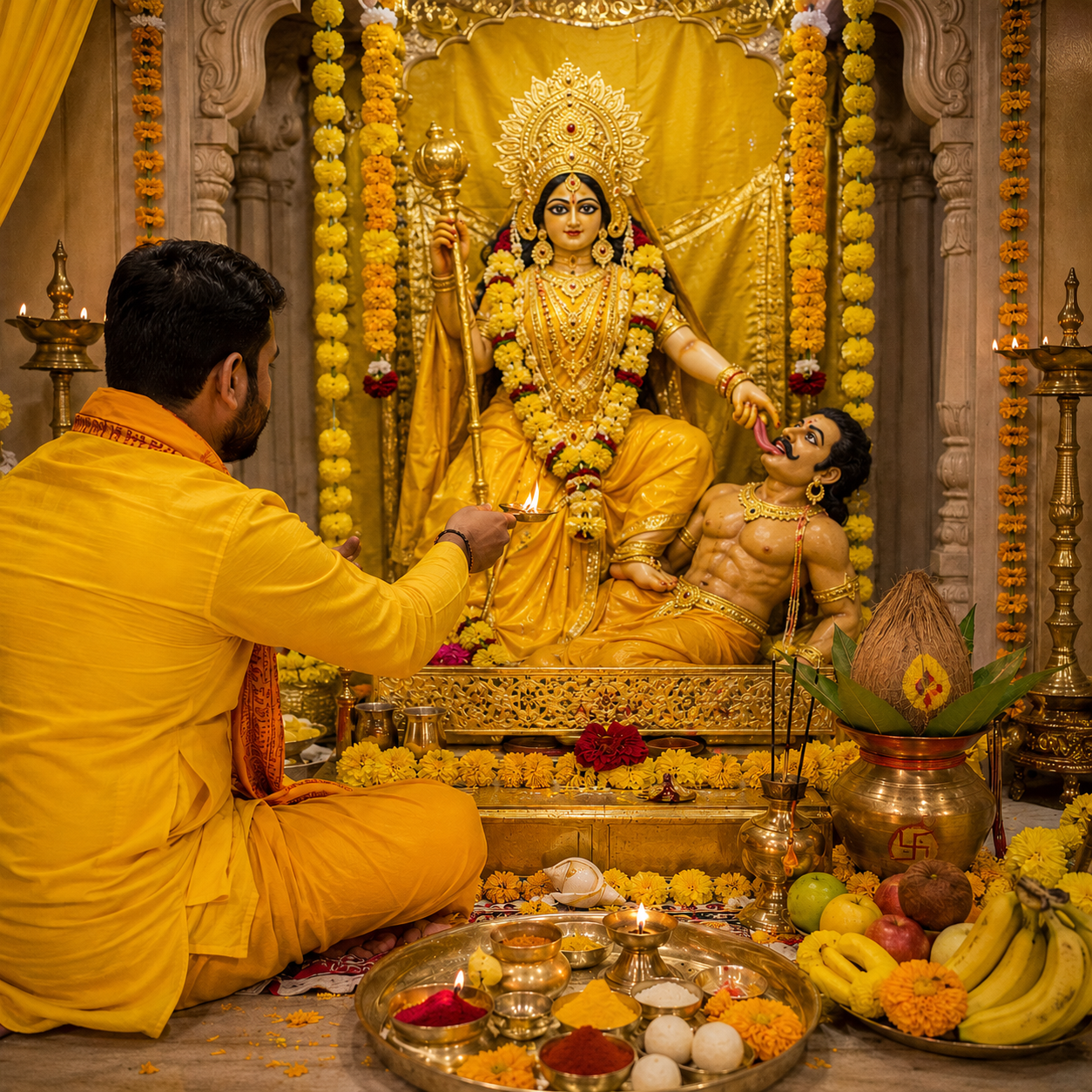 Maa Baglamukhi Puja